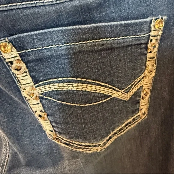 Earl Jeans Dark Blue Denim Jeans - Picture 2 of 6